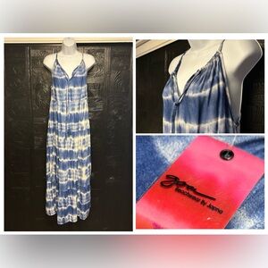 GOA Beachwear BY Japna NWT Tie Dye Cover Up Dress Size Medium Travel Vacation‎